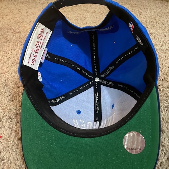 Nostalgia Co. Mitchell and Ness NBA Thunder flat bill ball cap - Picture 3 of 6